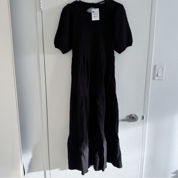 NWT Desigual Midi Tiered Textured Dress - Picture 5 of 5